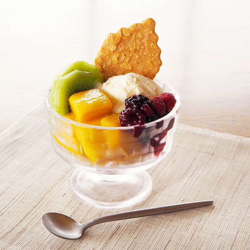 ステム デザートグラス スクエア｜和食器通販｜織部 Online Store【公式】