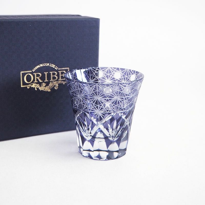 切子 ぐい呑 響 バイオレット