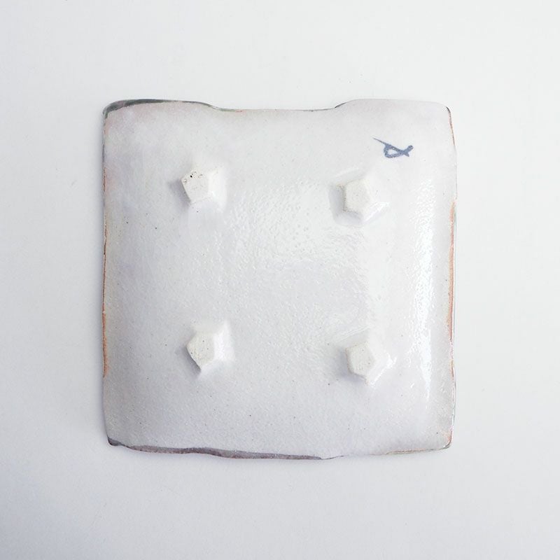 織部椿文角皿 17cm｜和食器通販｜織部 Online Store【公式】