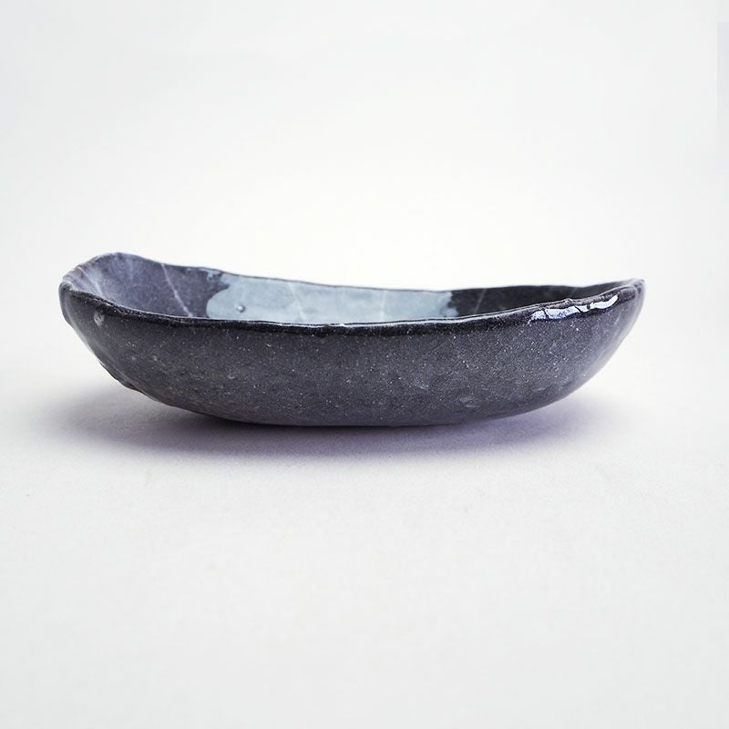 鼠志野 線紋 楕円小鉢｜和食器通販｜織部 Online Store【公式】