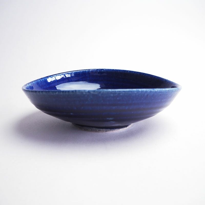 ルリ釉 沓型中鉢｜和食器通販｜織部 Online Store【公式】