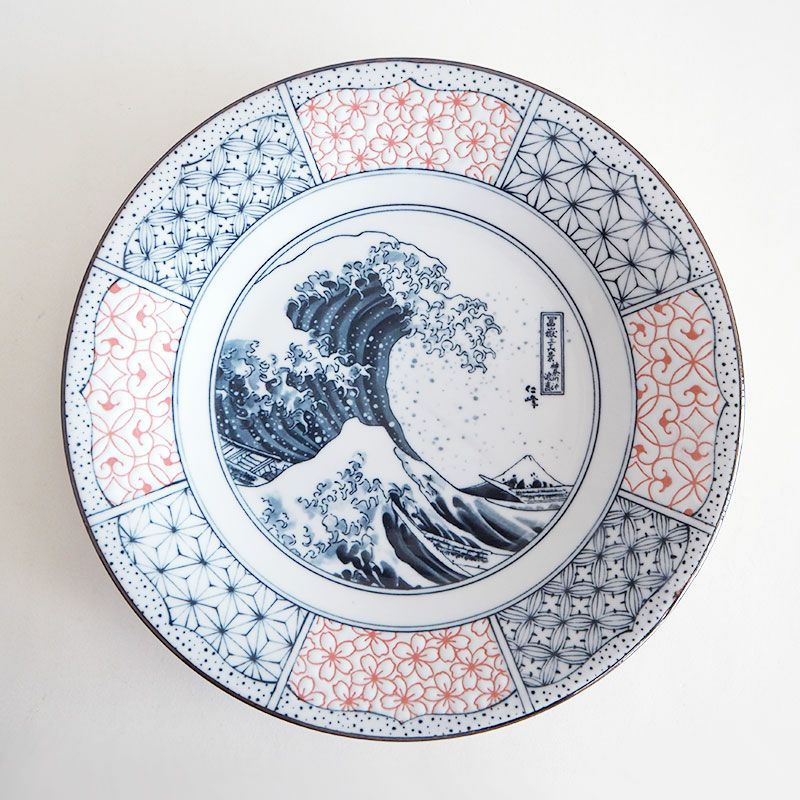 波富士 染付 大皿｜和食器通販｜織部 Online Store【公式】