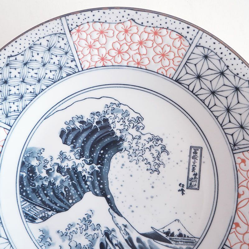 波富士 染付 大皿｜和食器通販｜織部 Online Store【公式】