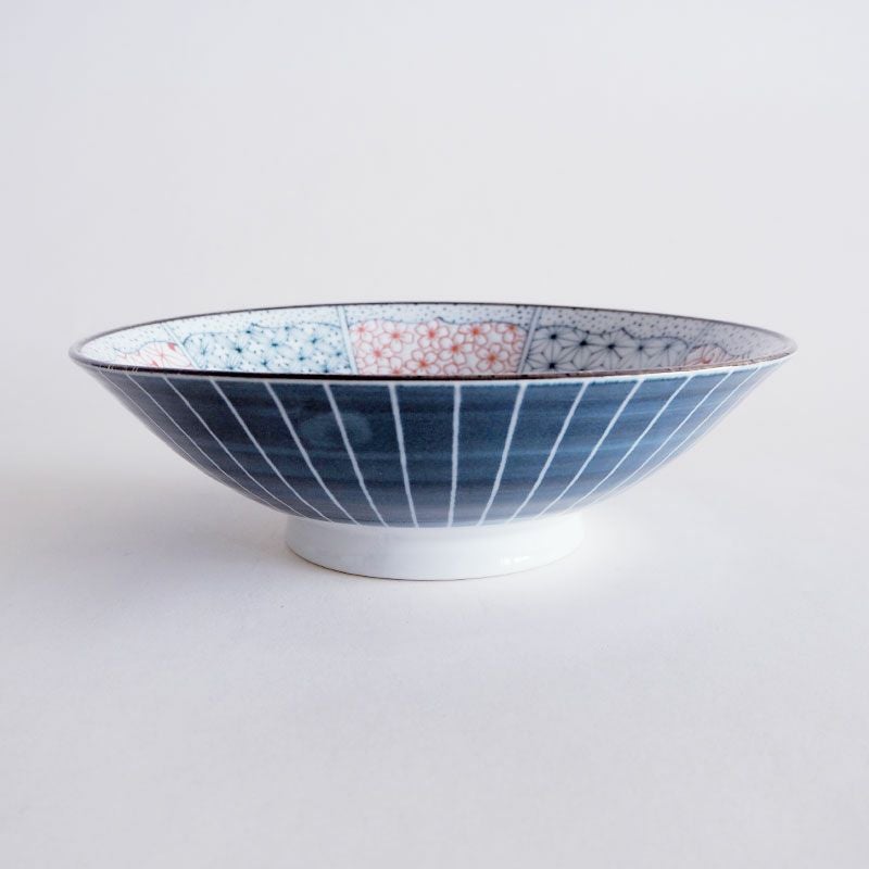 波富士 染付 サラダ麺鉢｜和食器通販｜織部 Online Store【公式】