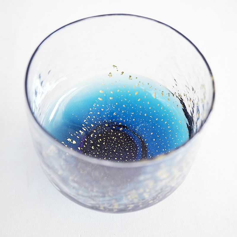 江戸硝子 八千代窯 フリーグラス 碧｜和食器通販｜織部 Online Store