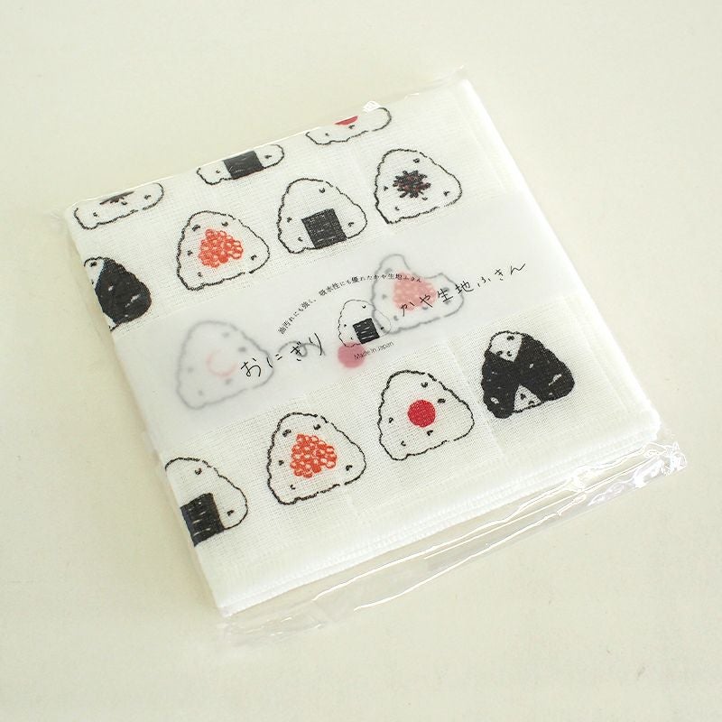 色々なおにぎりの様子をプリントしています