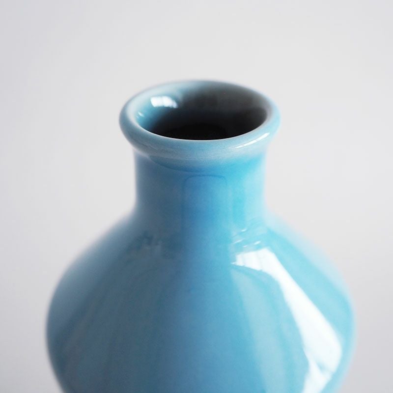 ラジウム鉱石を含む器 スリムボトル 青｜和食器通販｜織部 Online