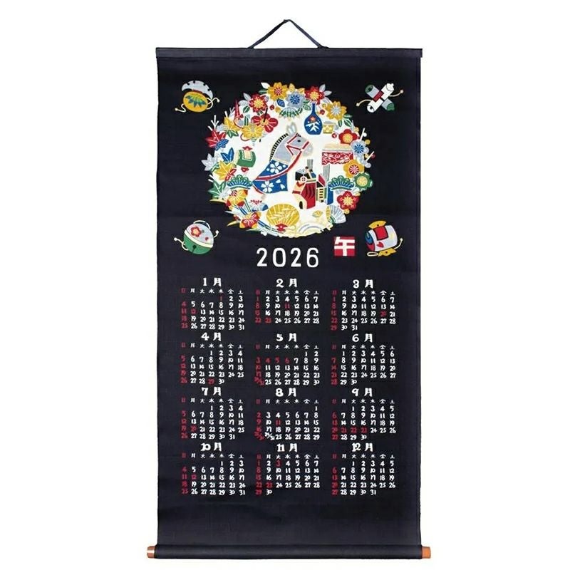 掛軸カレンダー 2026午｜和食器通販｜織部 Online Store【公式】