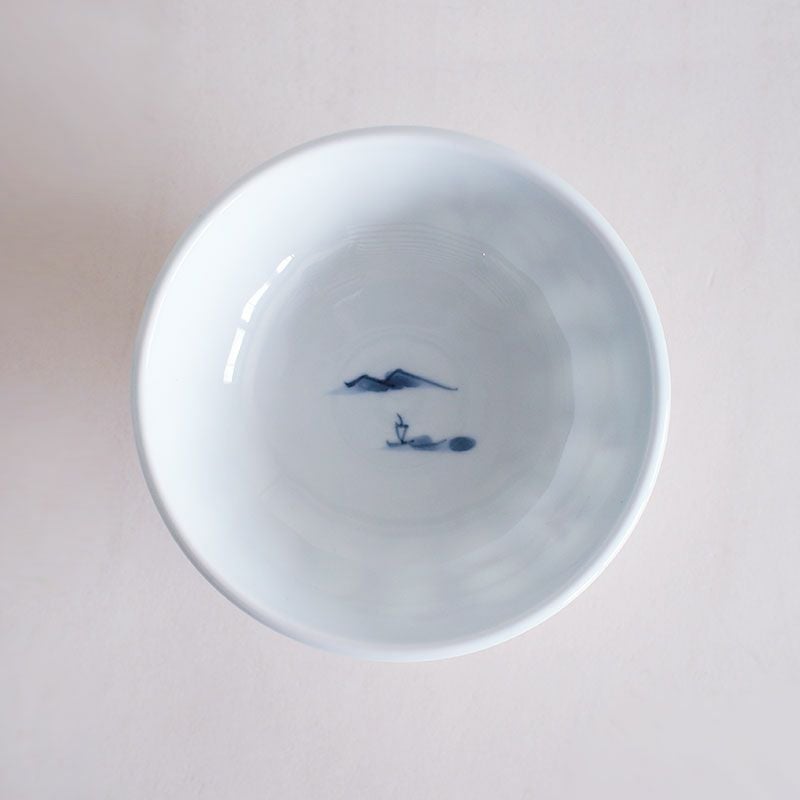 時代山水 蓋丼 青｜和食器通販｜織部 Online Store【公式】