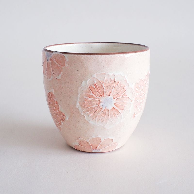 花風マグ ピンク｜和食器通販｜織部 Online Store【公式】