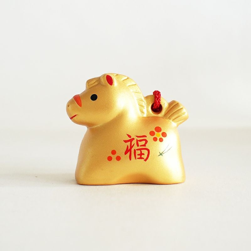 彩耀招福寿々午（金福土鈴）