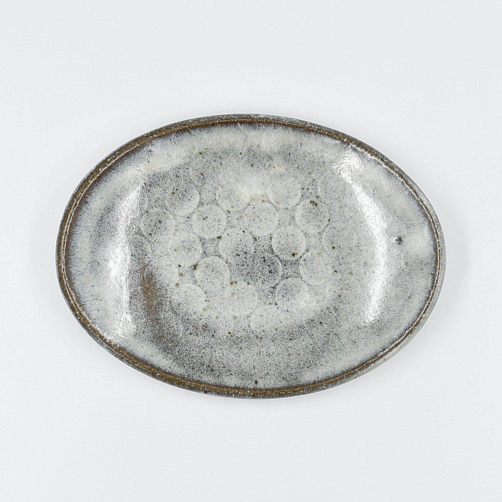 印花楕円皿(小)｜和食器通販｜織部 Online Store【公式】