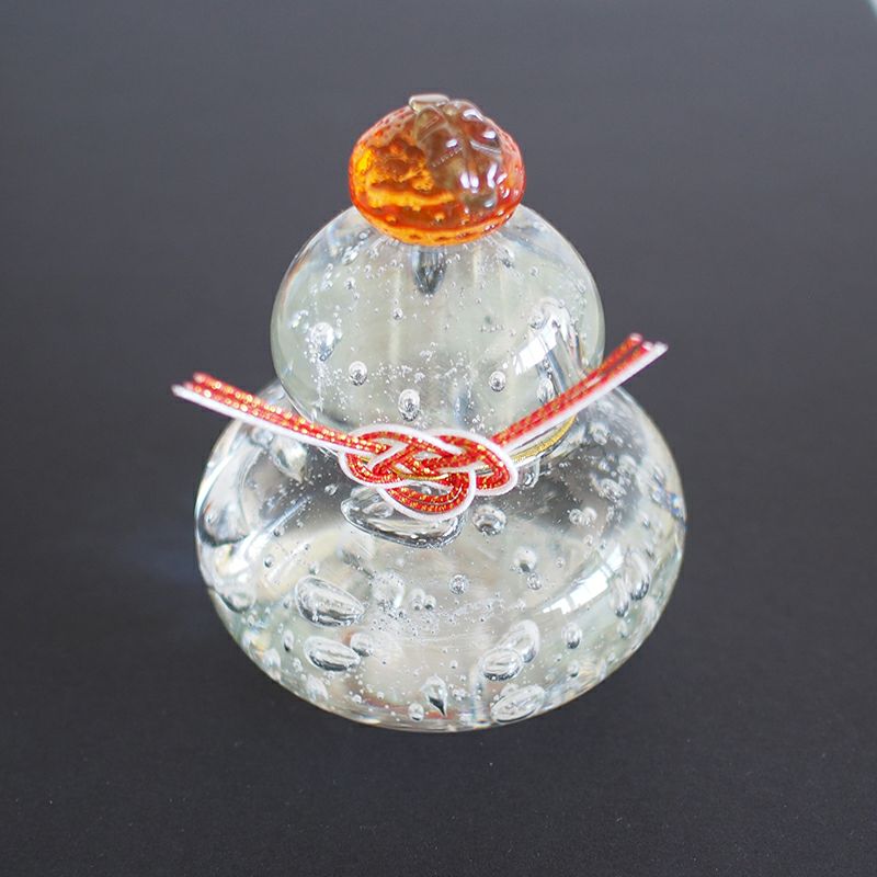 鏡餅(クリア泡）大｜和食器通販｜織部 Online Store【公式】