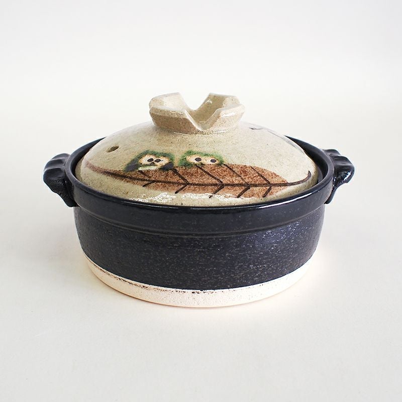 木の葉ふくろう ６号ＩＨ土鍋