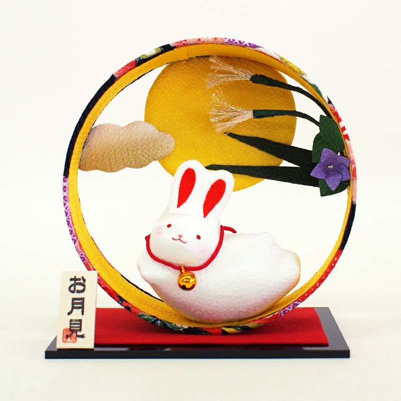 ちりめんお月見跳ねうさぎ｜和食器通販｜織部 Online Store【公式】