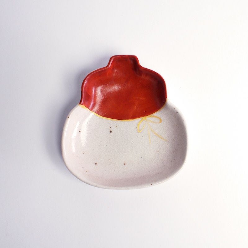 ひょうたん小皿 赤絵｜和食器通販｜織部 Online Store【公式】