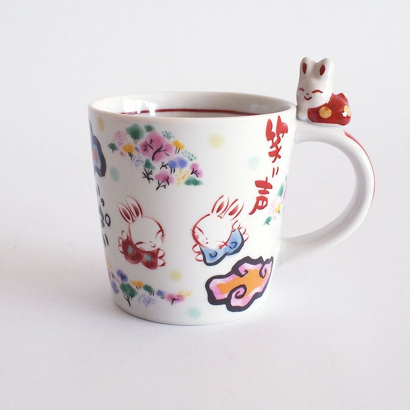 楽園うさぎ マグカップ｜和食器通販｜織部 Online Store【公式】