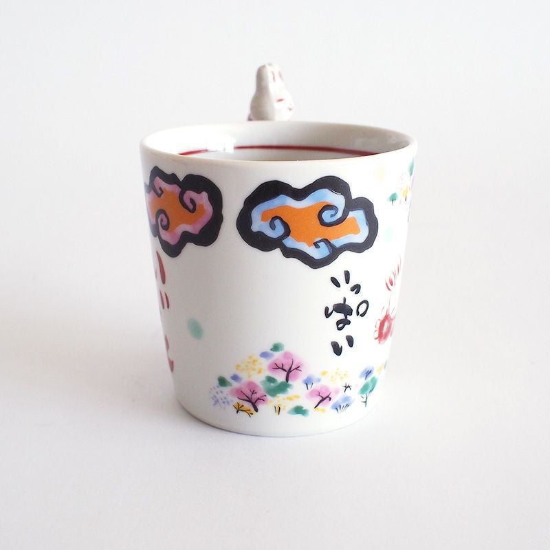 夕立窯ならではのタッチで描かれています