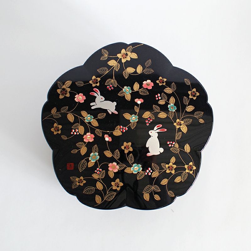 花と小路シリーズは小花とうさぎの上品な絵柄です