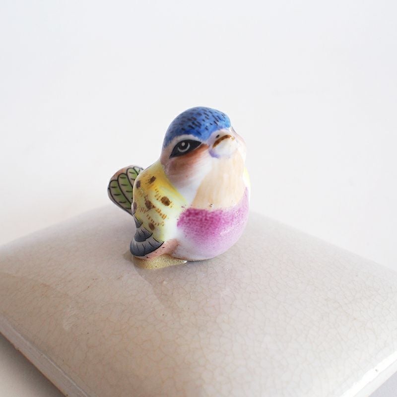 色彩豊かに表現された小鳥です