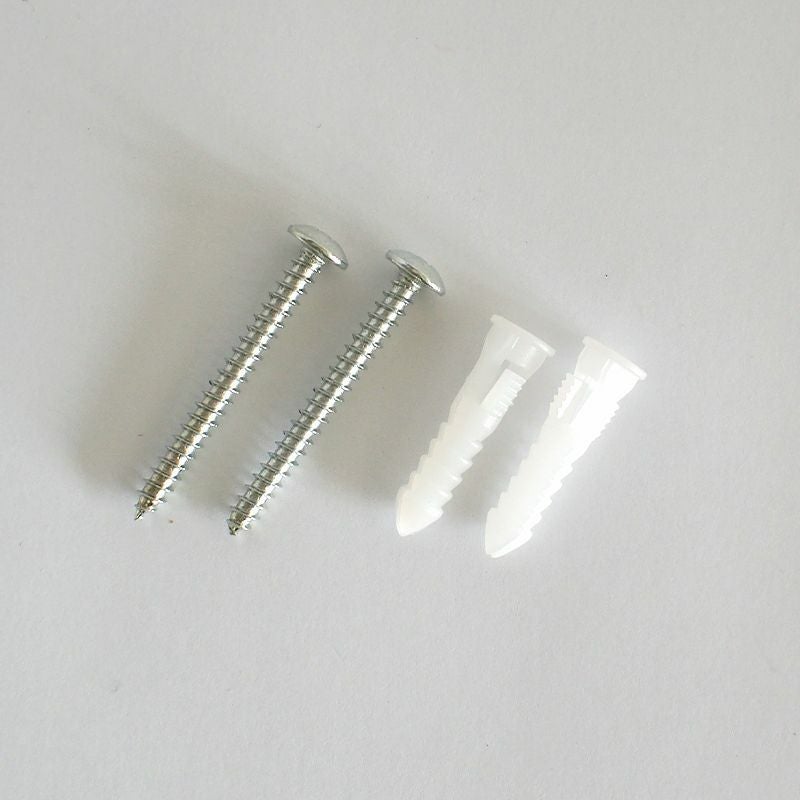 付属の取り付けねじとアンカーです