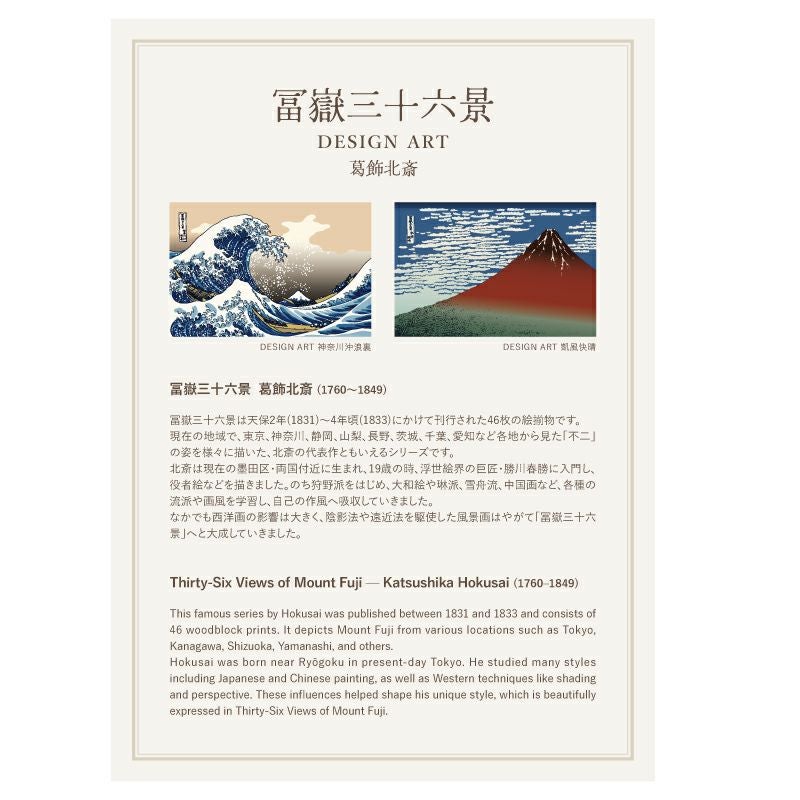 DESIGN ART 冨嶽三十六景 神奈川沖浪裏｜和食器通販｜織部 Online