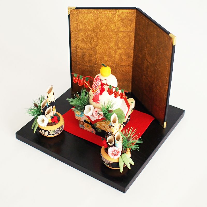 黒板に乗った豪華なセットです