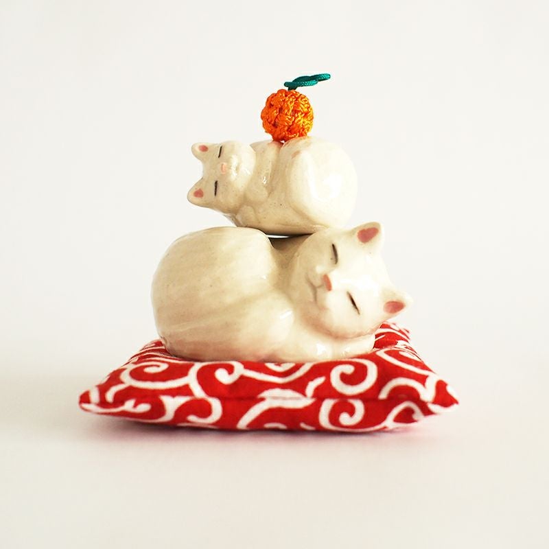 猫鏡餅｜和食器通販｜織部 Online Store【公式】