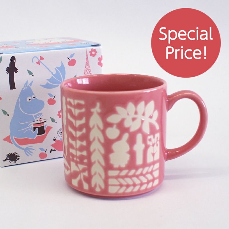 ムーミンマグ ピンク