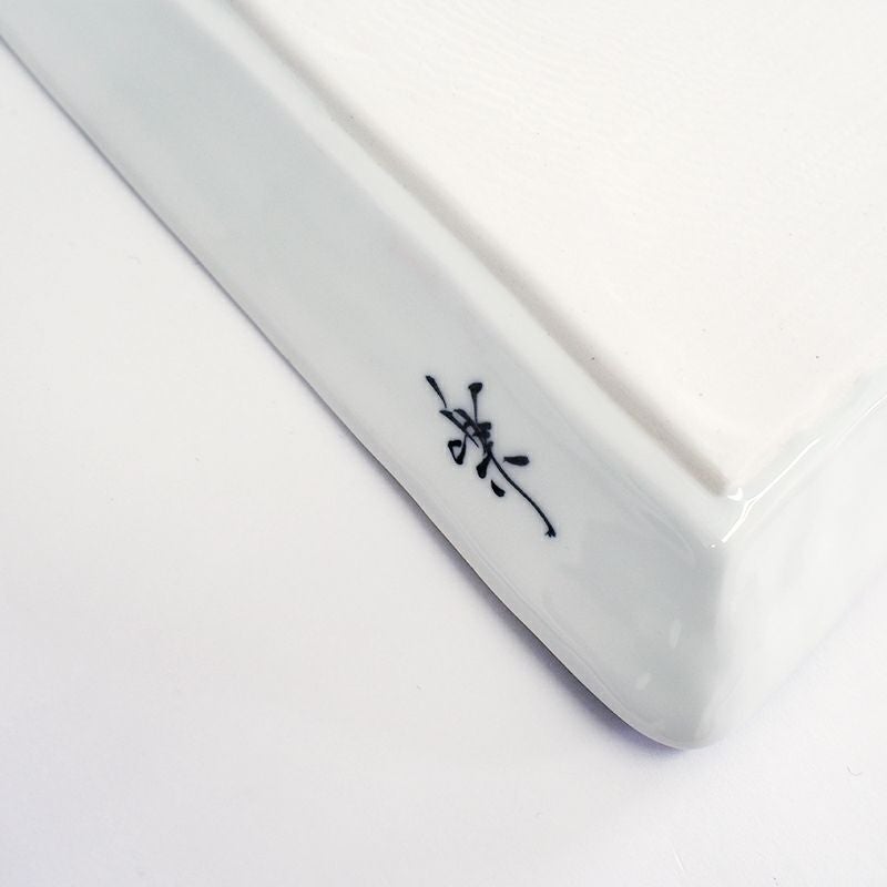 RAKU鬼絵 正角皿（大） 水遊び｜和食器通販｜織部 Online Store【公式】