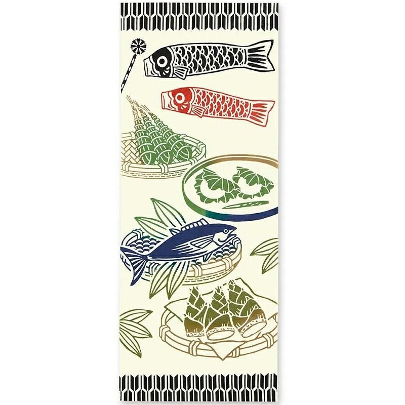 注染手拭い 万福鯉のぼり