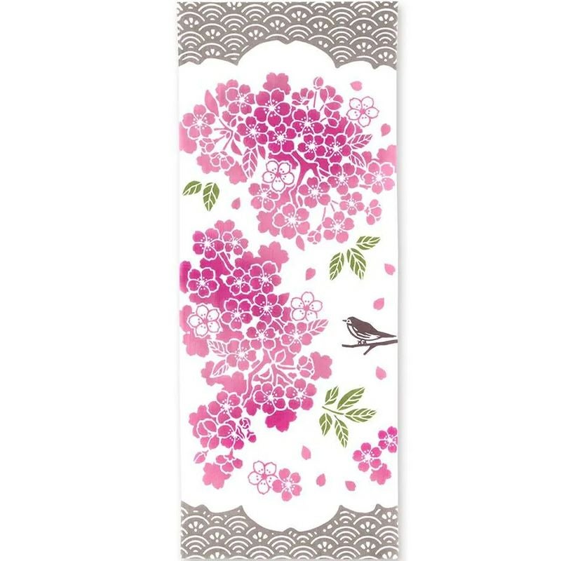 注染手拭い 萌芽桜