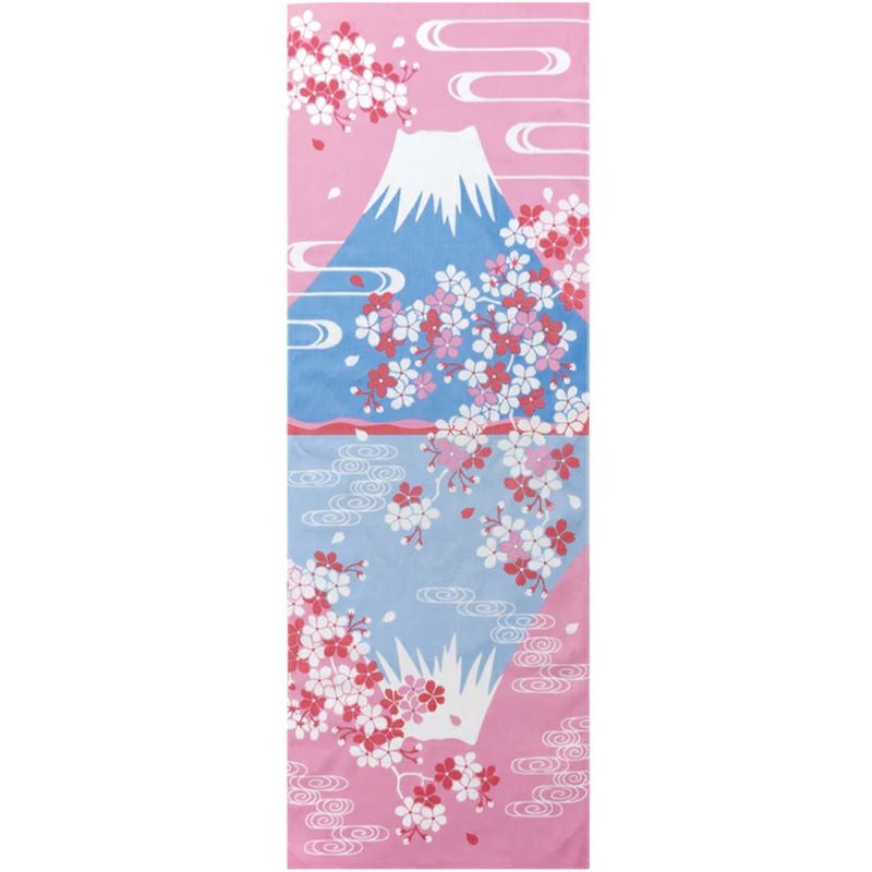 四季彩布てぬぐい　逆さ富士