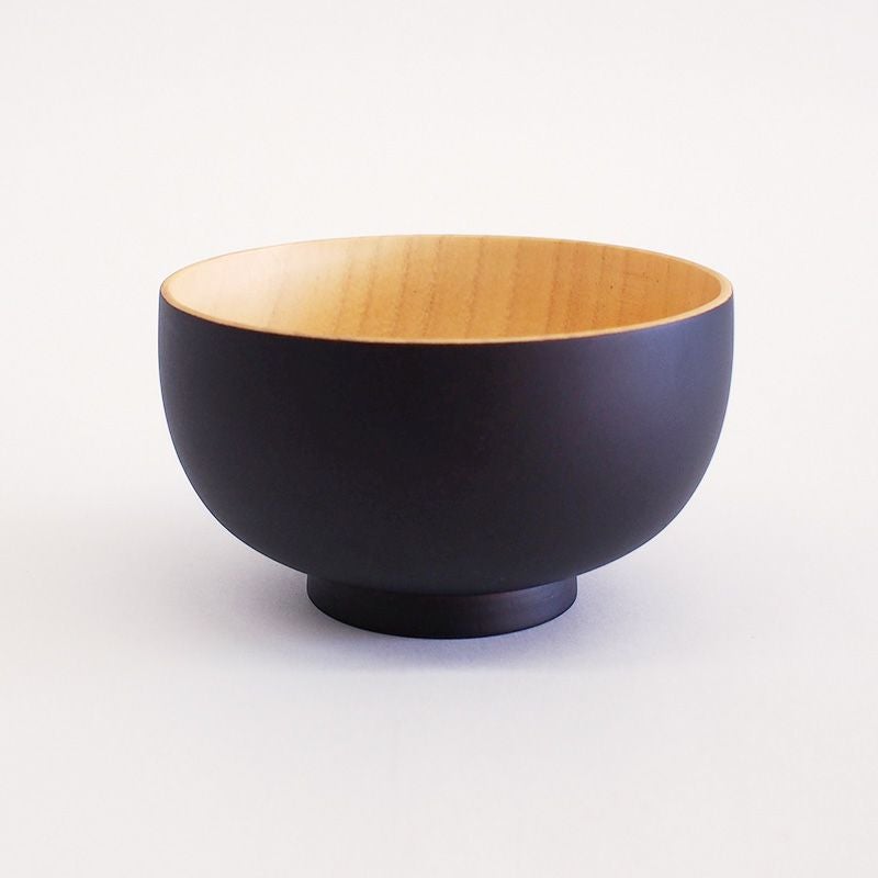 マット 汁椀 黒