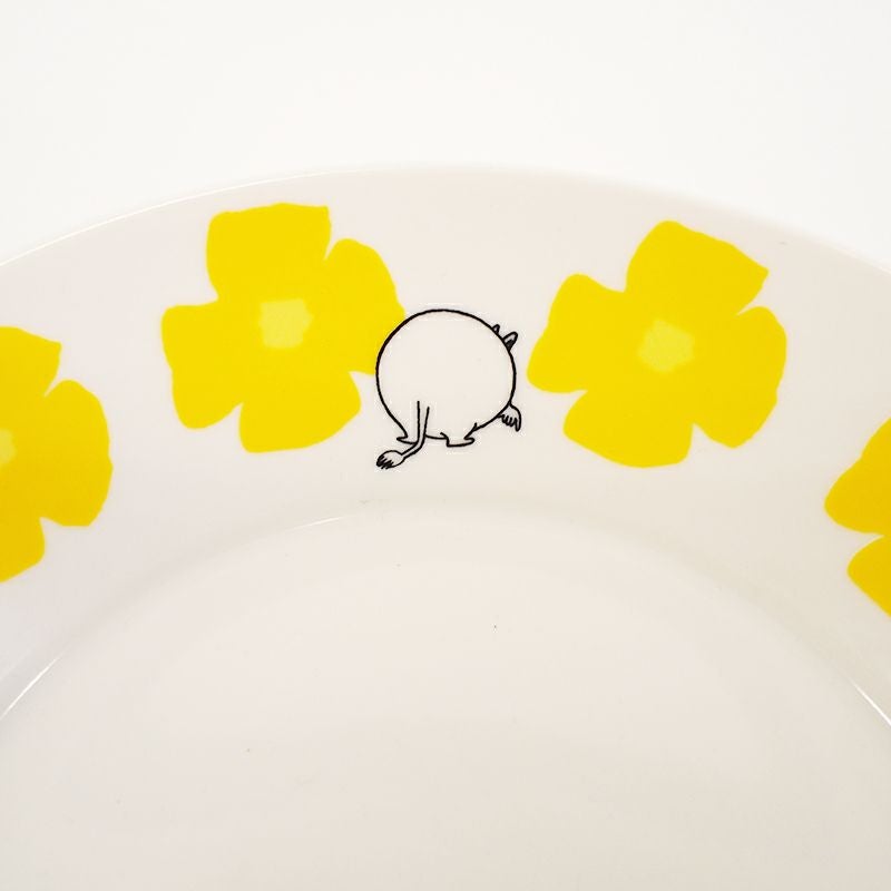 お花のデザインにムーミンがかわいいアクセントになっています