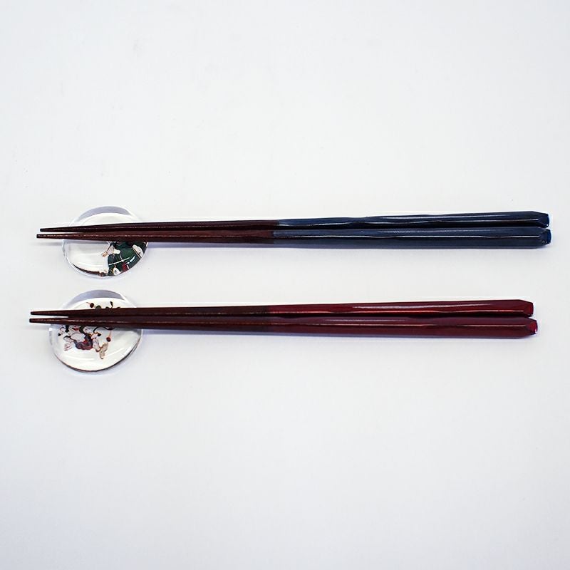 箸を乗せたイメージです