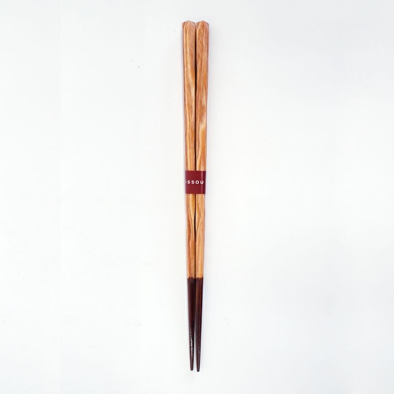 丈夫な積層材で作られた若狭塗のお箸です