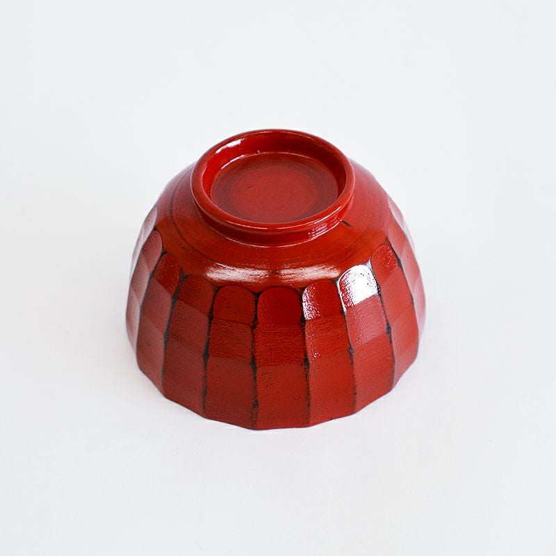 削ぎ彫り汁椀 根来｜和食器通販｜織部 Online Store【公式】