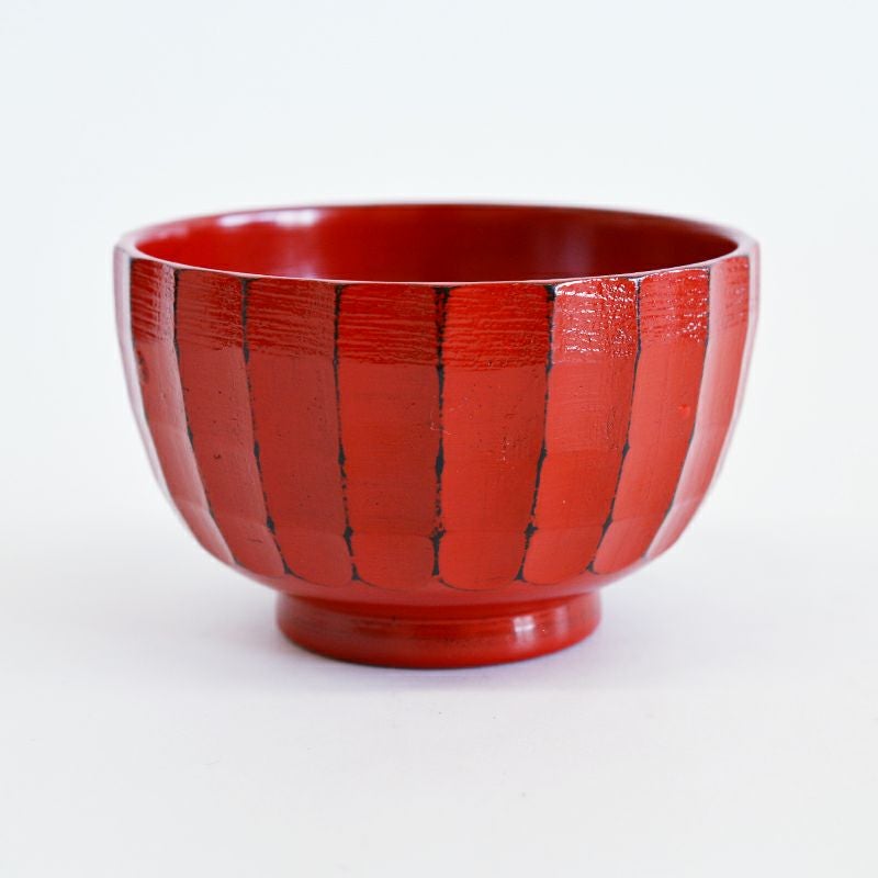根来のお椀　くり抜き椀　6個セット 削ぎ彫り汁椀 根来｜和食器通販｜織部 Online Store【公式】