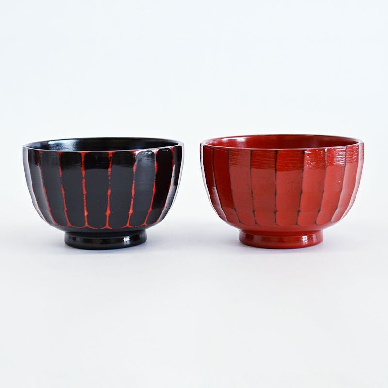 削ぎ彫りお好み椀 根来｜和食器通販｜織部 Online Store【公式】