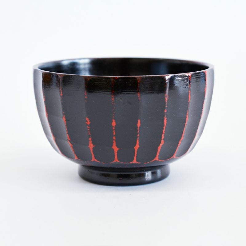削ぎ彫り汁椀 根来｜和食器通販｜織部 Online Store【公式】