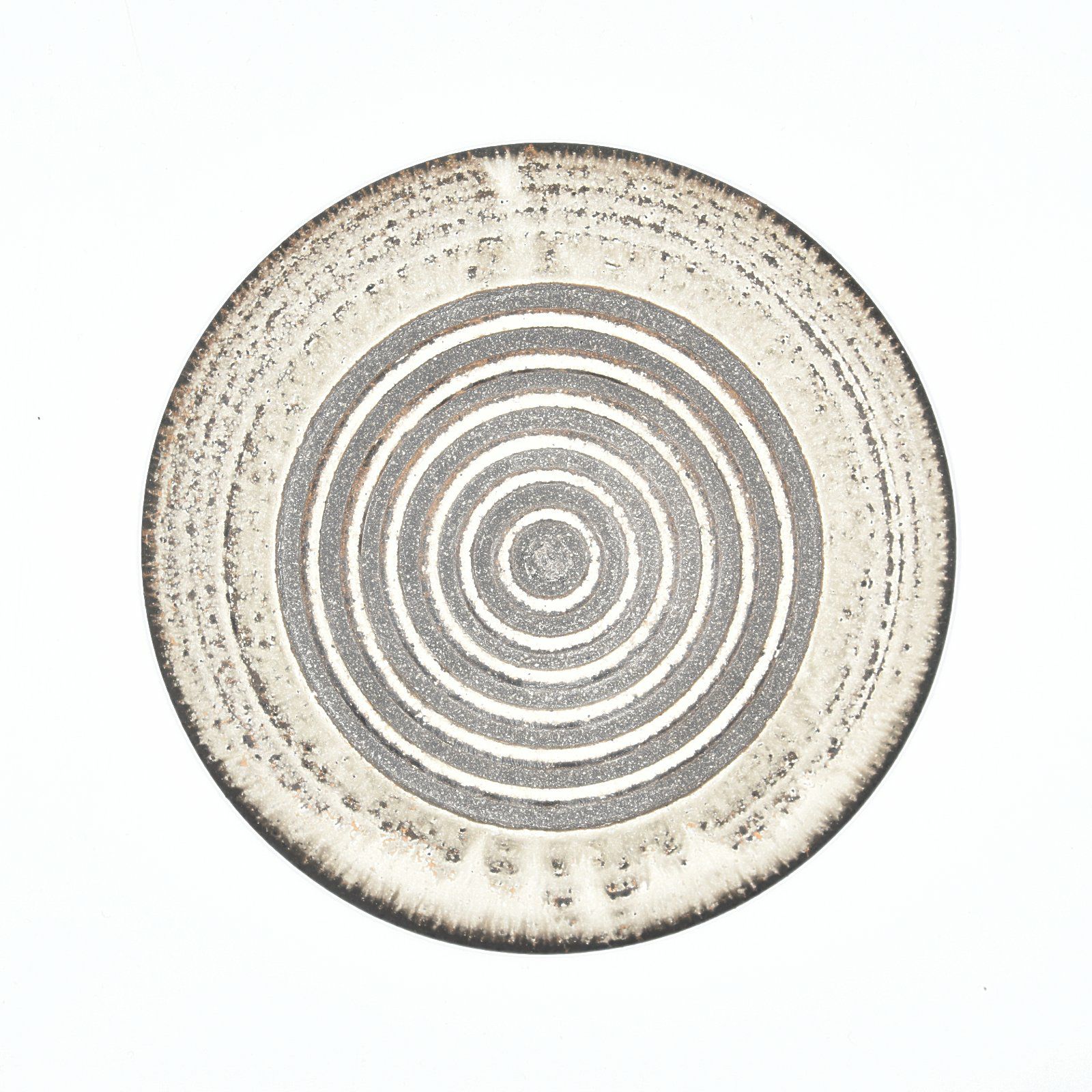 しのぎリム平皿/8寸(白)｜和食器通販｜織部 Online Store【公式】
