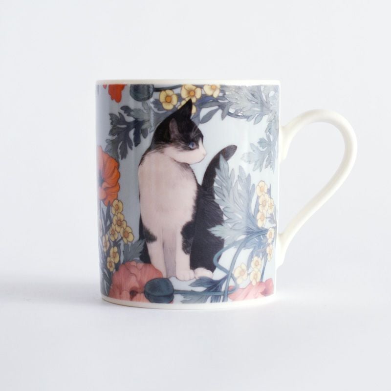 Cat Poppia アンティークマグ ハチワレ｜和食器通販｜織部 Online