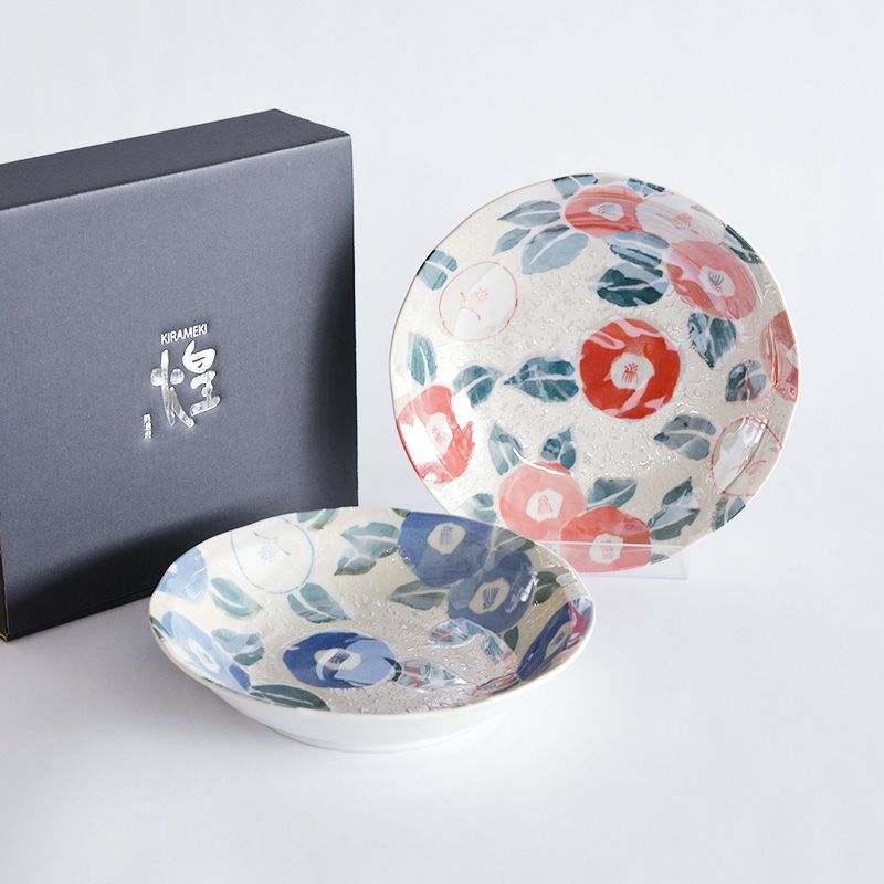 煌椿 カレー皿ペア｜和食器通販｜織部 Online Store【公式】