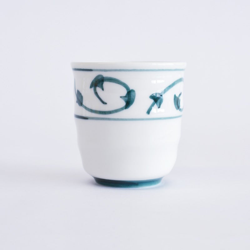 染唐草湯呑5個セット