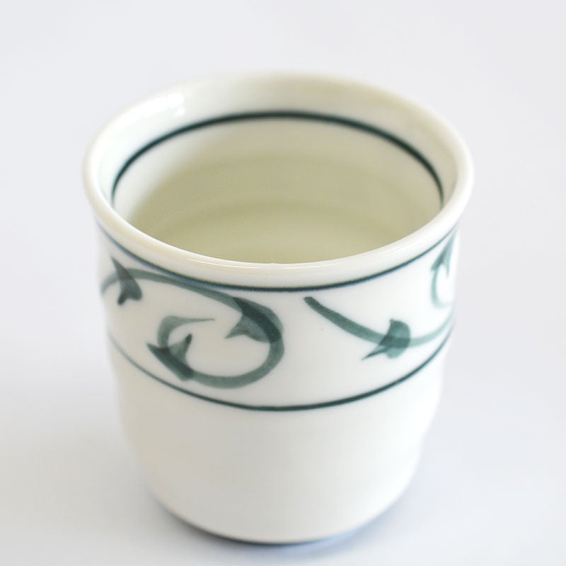 染唐草湯呑5個セット