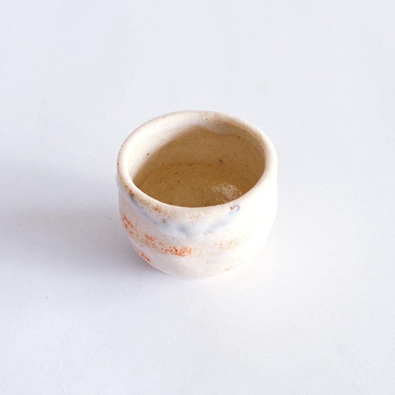志野 流線 ぐい呑み｜和食器通販｜織部 Online Store【公式】