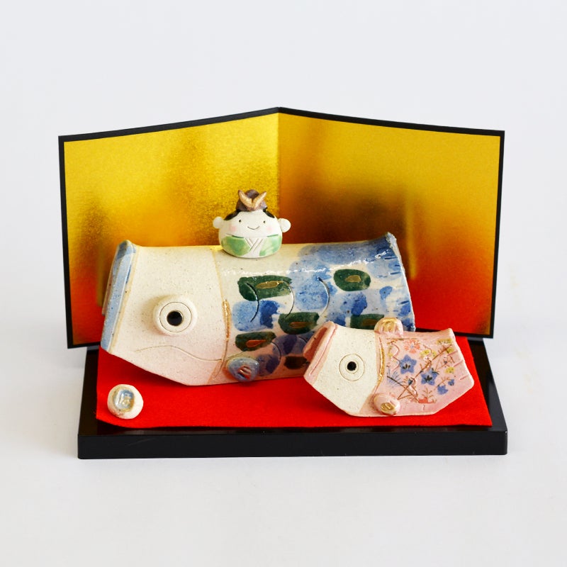 親子鯉のぼり人形