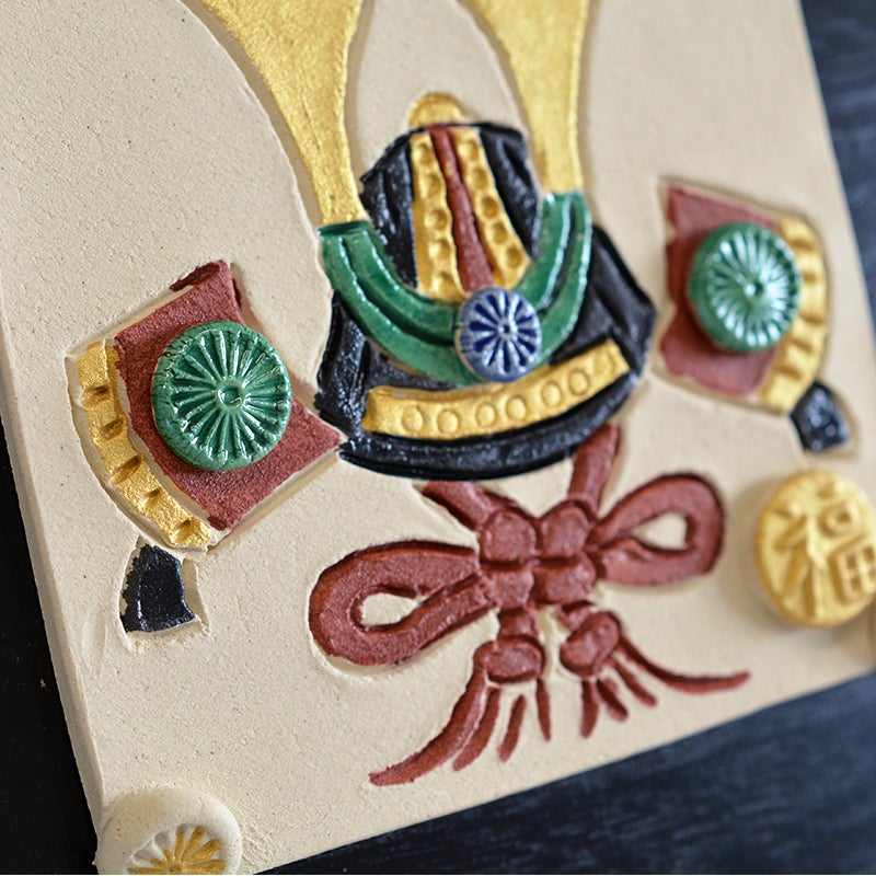 立体的なモチーフもついており、壁に飾れるので四季のしつらえにぴったりです