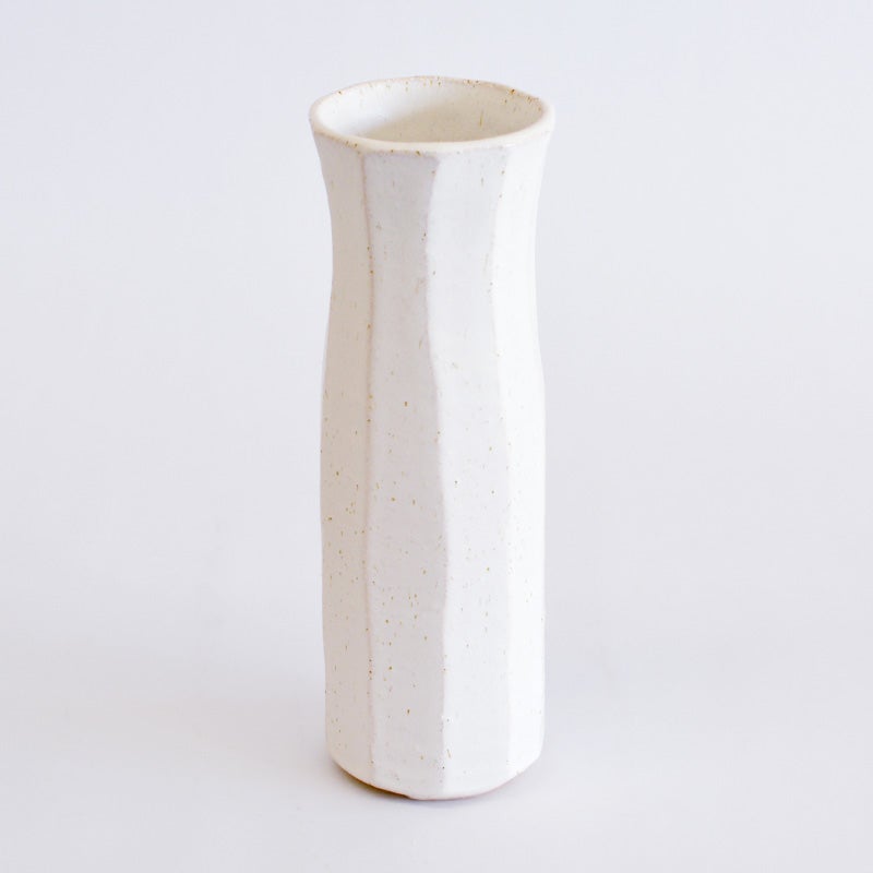 御影白 面取花入